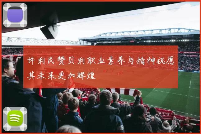 许利民赞贝利职业素养与精神祝愿其未来更加辉煌
