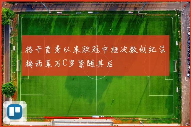 格子首秀以来欧冠中框次数创纪录梅西莱万C罗紧随其后